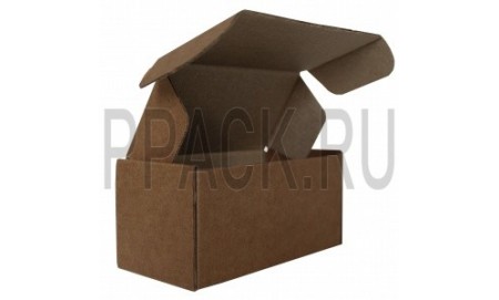 Коробка из микрогофрокартона 120*60*60 бур\бур самосборная